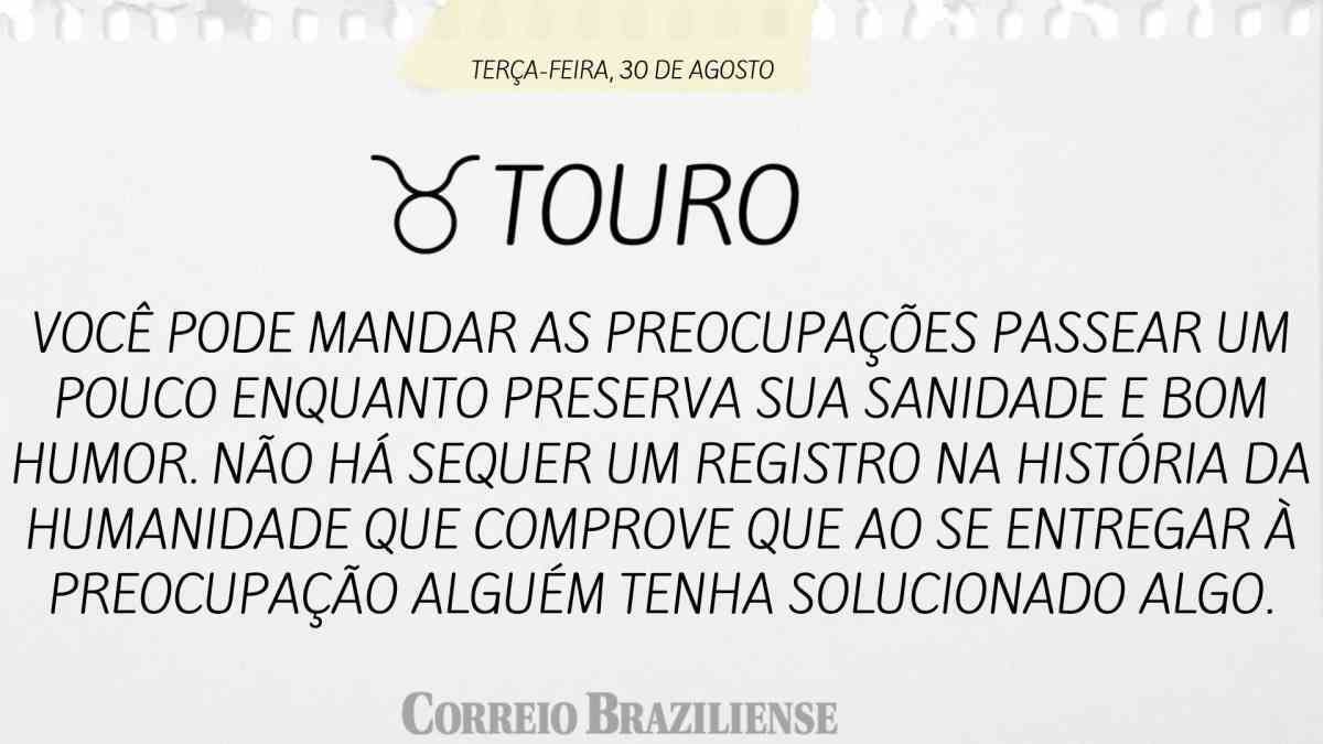 Horóscopo do dia: confira o que os astros revelam para esta terça-feira  (30/8)