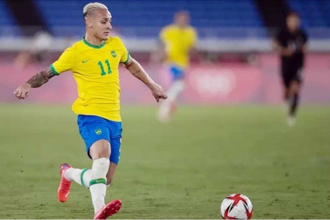 Na tarde desta segunda, a CBF soltou comunicado anunciando a dispensa do jogador - (crédito: Lucas Figueiredo/CBF) Na tarde desta segunda, a CBF soltou comunicado anunciando a dispensa do jogador - (crédito: Lucas Figueiredo/CBF)