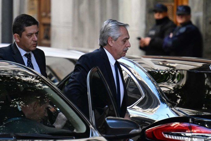 O presidente Alberto Fernández visitou Cristina: 45 minutos de conversa