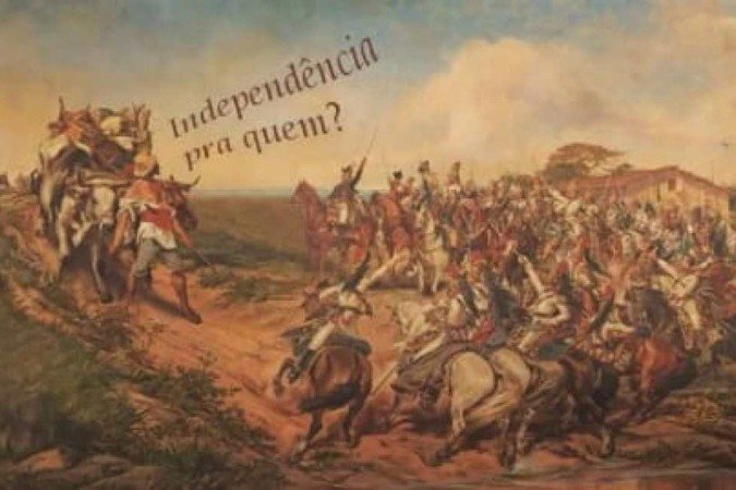 Releitura do quadro 'Independência ou Morte', do Pedro Américo
