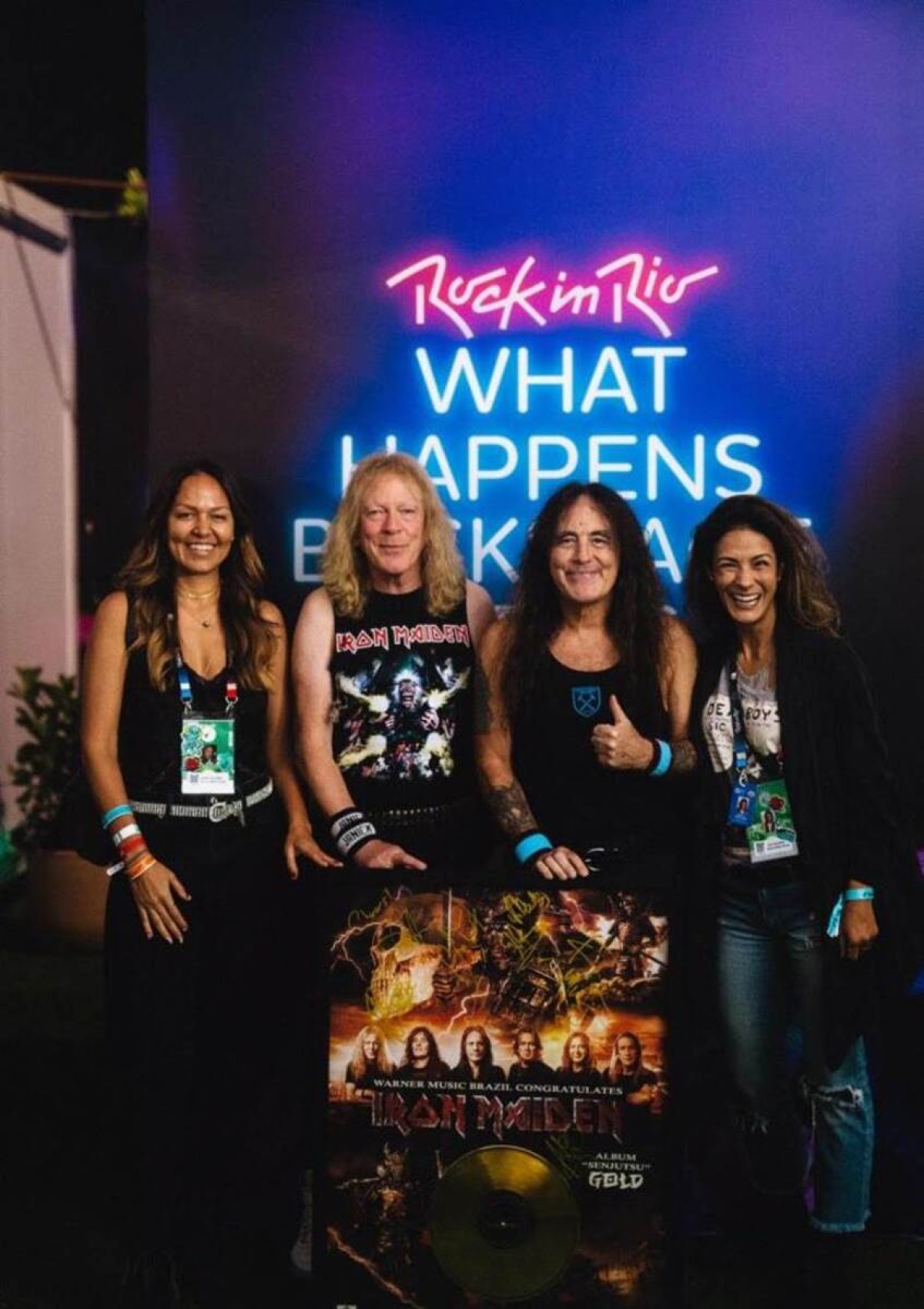Rock in Rio 2022: Iron Maiden recebe certificado de ouro por ‘Senjutsu’