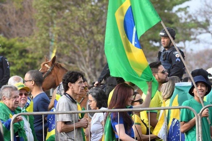  07/09/2022 Crédito: Ed Alves/CB. Politica. Desfile  7 de Setembro, com o Presidente Jair Bolsonaro e manifestação com apoio dos seus Eleitores.