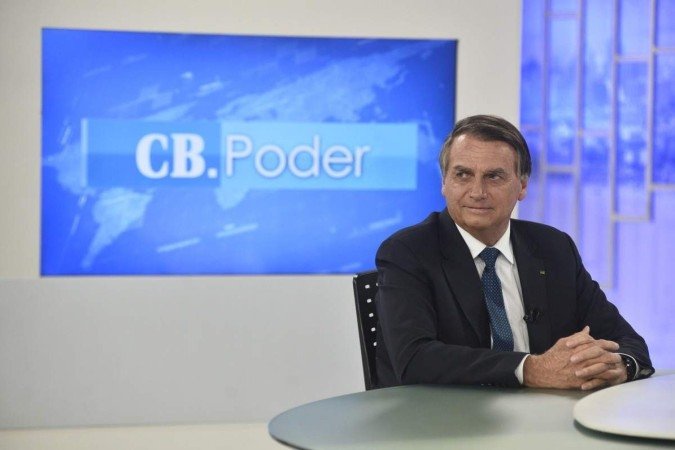 08/09/2022. Crédito: Minervino Júnior/CB/D.A Press. Brasil. Brasilia - DF. Sabatina do Correio braziliense na TV Brasília. Presidente Jair Bolsonaro entrevistado na bancada a jornalista Denise Rothemburg. - (crédito: Minervino Júnior/CB/D.A.Press) 08/09/2022. Crédito: Minervino Júnior/CB/D.A Press. Brasil. Brasilia - DF. Sabatina do Correio braziliense na TV Brasília. Presidente Jair Bolsonaro entrevistado na bancada a jornalista Denise Rothemburg. - (crédito: Minervino Júnior/CB/D.A.Press)