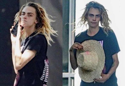Cara Delevingne é vista debilitada e agindo de forma estranha -  (crédito: Reprodução/Twitter)