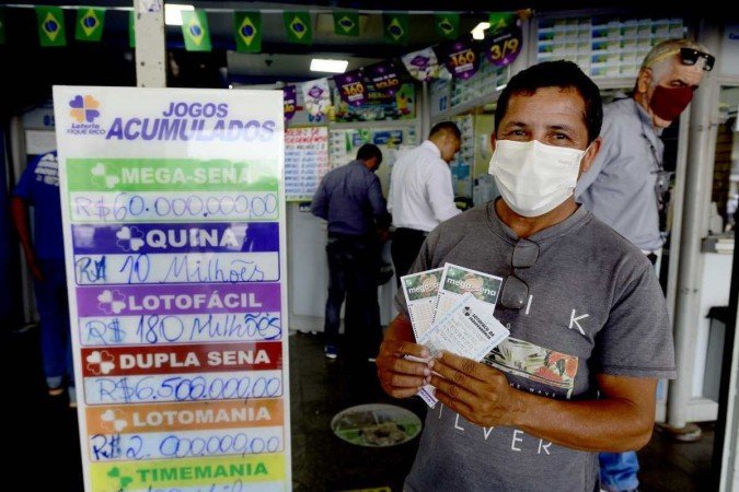 Se ganhar, Alexandre de Assis Pereira pretende largar o emprego, construir uma casa e curtir a vida -  (crédito:  Marcelo Ferreira/CB/D.A Press)