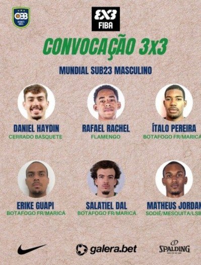 Lista de convoca&ccedil;&atilde;o