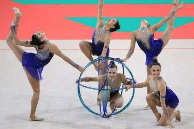 Brasil ocupava o 25º lugar quando a treinadora Camia Ferezin assumiu o cargo: salto histórico para a quinta posição -  (crédito: Ricardo Bufolin/CBG)