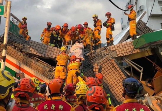 Handout / Taitung County Fire Bureau / AFP