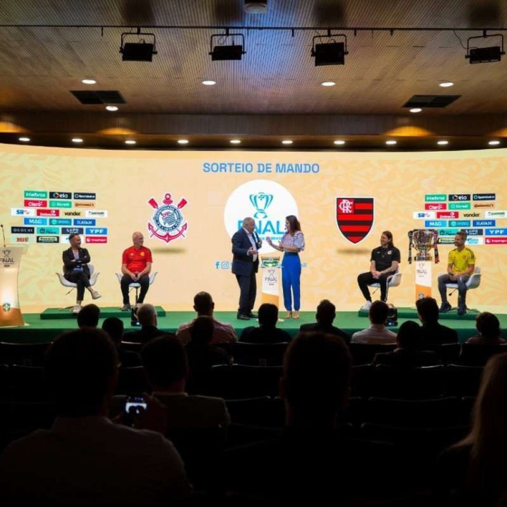 ⚽ on X: Foi definida a ordem dos jogos da final da Copa do Brasil:  Corinthians x Flamengo Primeiro jogo na Neo Química Arena, dia 12/10 e  decisão no Maracanã, dia 19/10.