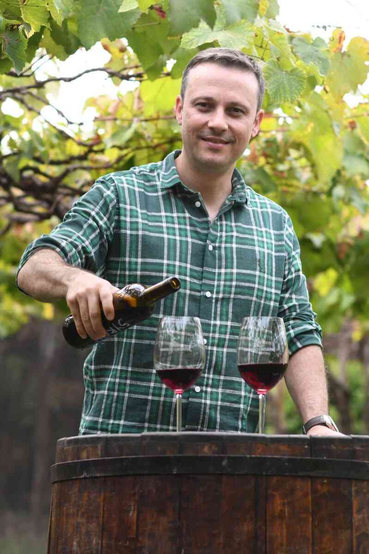  19/09/2022. Crédito: Ed Alves/CB. Revista. Brasil. Brasília - DF. Especial Vinhos e Vinhedos. Na foto Marcos Ritter. 