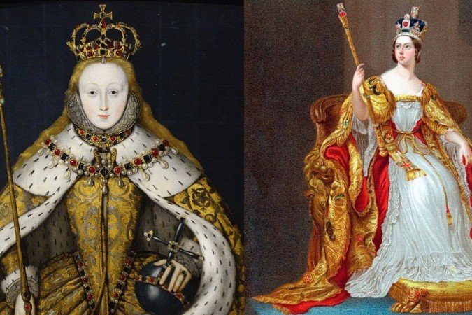 Rainhas Elizabeth 1ª e Victoria - (crédito: Getty Images) Rainhas Elizabeth 1ª e Victoria - (crédito: Getty Images)