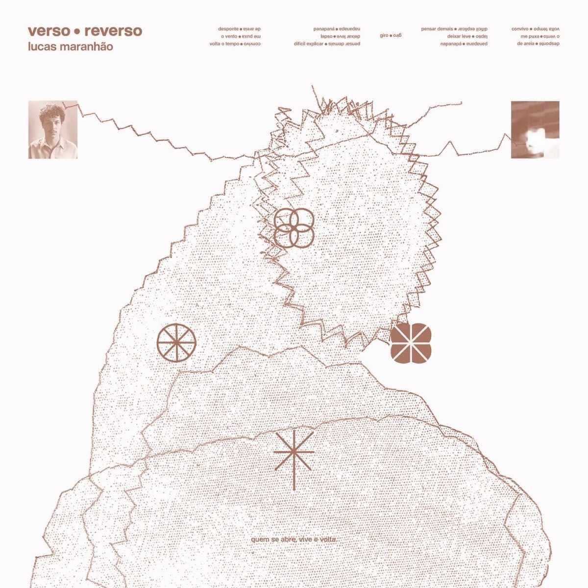 Capa do álbum 'Verso reverso', de Lucas Maranhão