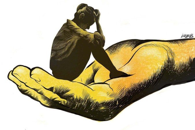 ilustracao revista setembro amarelo - (crédito: kleber sales) ilustracao revista setembro amarelo - (crédito: kleber sales)