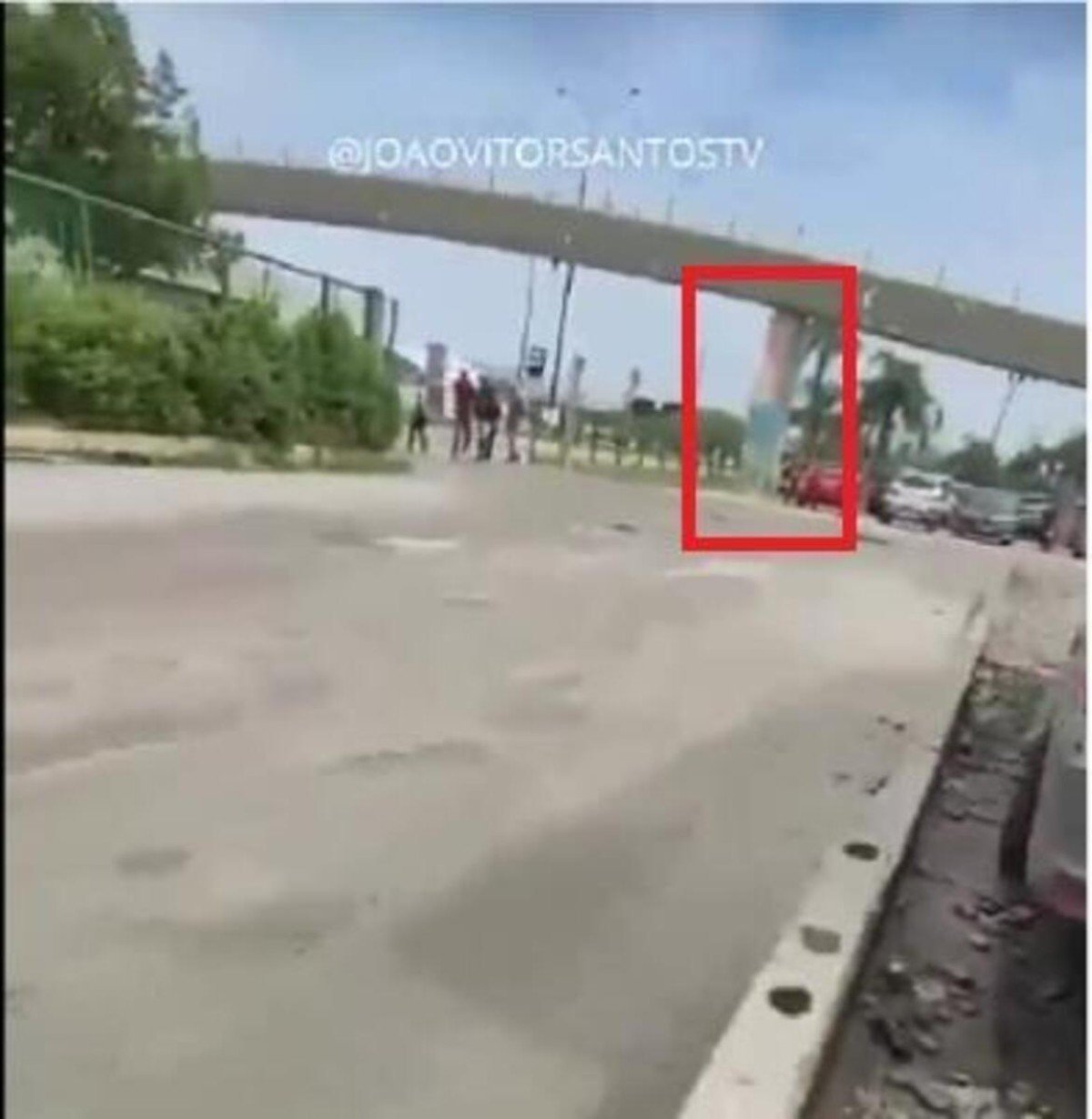  Print dos segundos finais do vídeo no Twitter.