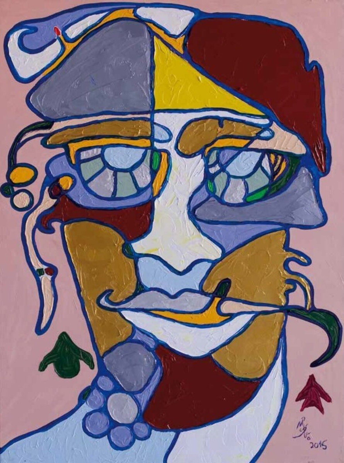 25/9/22 - Desenhos e pinturas do artista plástico Marcos Araújo