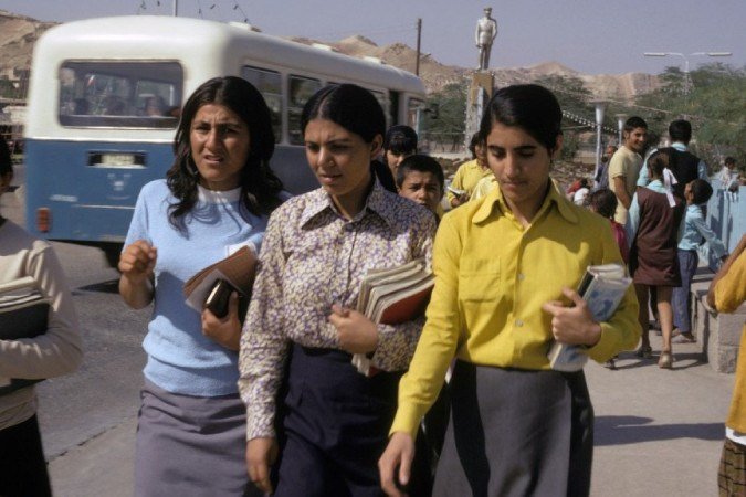 Estudantes no Irã nos anos 1970 - (crédito: Getty Images) Estudantes no Irã nos anos 1970 - (crédito: Getty Images)