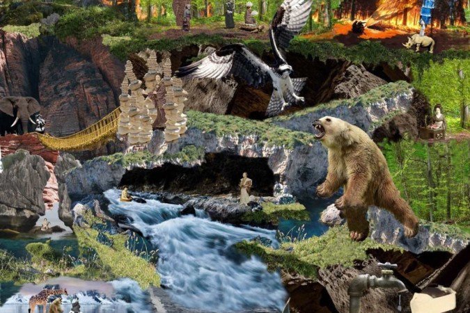 Silenciamentos Indomáveis - Através da colagem digital, artista visual Akimi Watanabe reflete sobre 