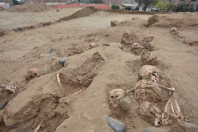 (crédito: HANDOUT / PROGRAMA ARQUEOLOGICO HUANCHACO / AFP) (crédito: HANDOUT / PROGRAMA ARQUEOLOGICO HUANCHACO / AFP)