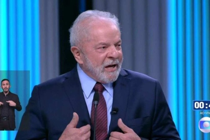 Ex-presidente Lula participa de debate da Rede Globo - (crédito: Reprodução/Rede Globo) Ex-presidente Lula participa de debate da Rede Globo - (crédito: Reprodução/Rede Globo)