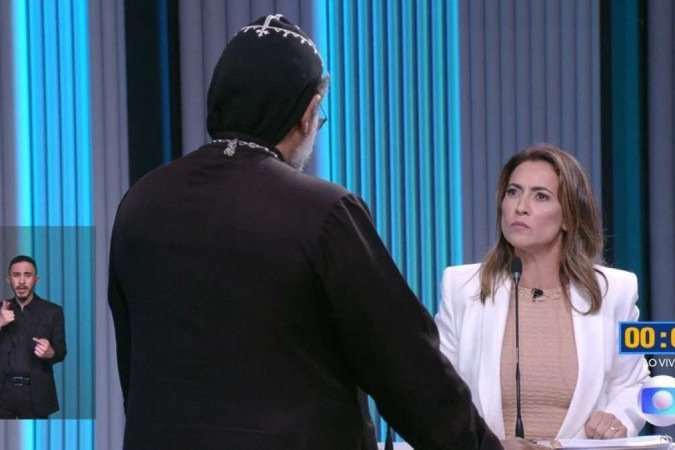 Soraya durante debate da Rede Globo nesta quinta-feira (29/9)