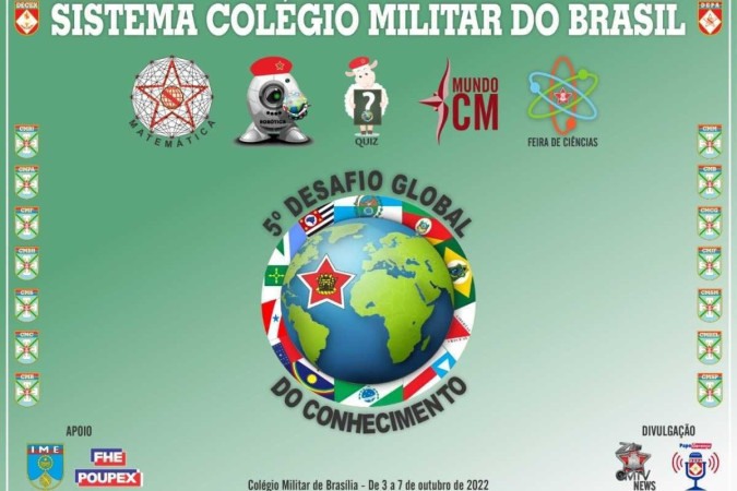 Colégio Militar de Brasília promove mostra de ciência após isolamento