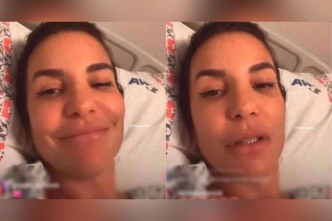 Ivete Sangalo ou mal após comer um marisco. No hospital, a cantora convocou os fãs para votarem no domingo (2/10) - (crédito: Instagram @ivetesangalo/Reprodução) Ivete Sangalo ou mal após comer um marisco. No hospital, a cantora convocou os fãs para votarem no domingo (2/10) - (crédito: Instagram @ivetesangalo/Reprodução)