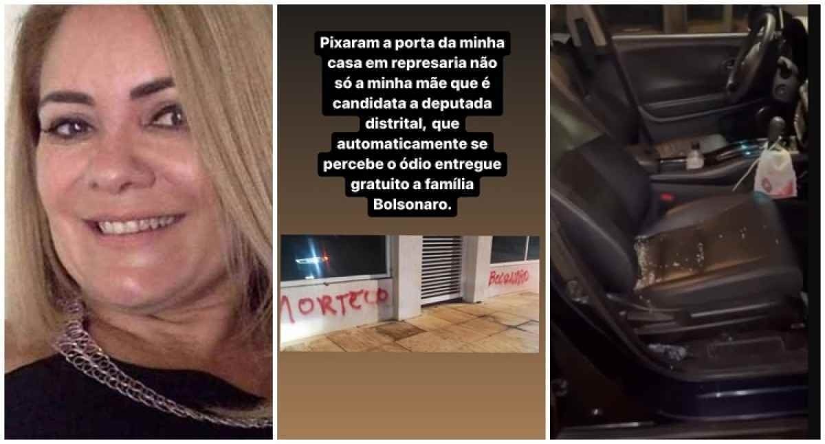 Ex-mulher de Bolsonaro diz que teve carro e casa vandalizados