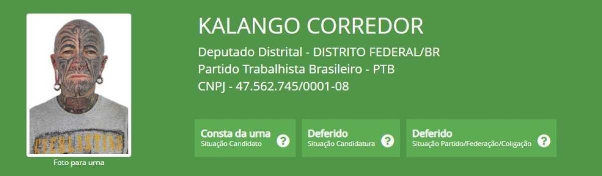 candidatos com nomes inusitados