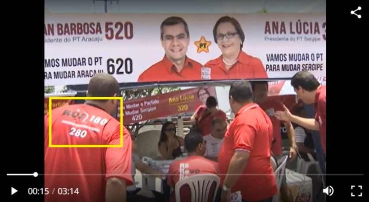 Captura de reportagem de 2013