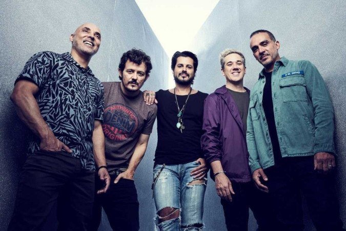 2022. Cultura. Jota Quest chega a Brasília com turnê especial dos 25 anos de carreira.
- (crédito: Arquivo Pessoal) 2022. Cultura. Jota Quest chega a Brasília com turnê especial dos 25 anos de carreira.
- (crédito: Arquivo Pessoal)