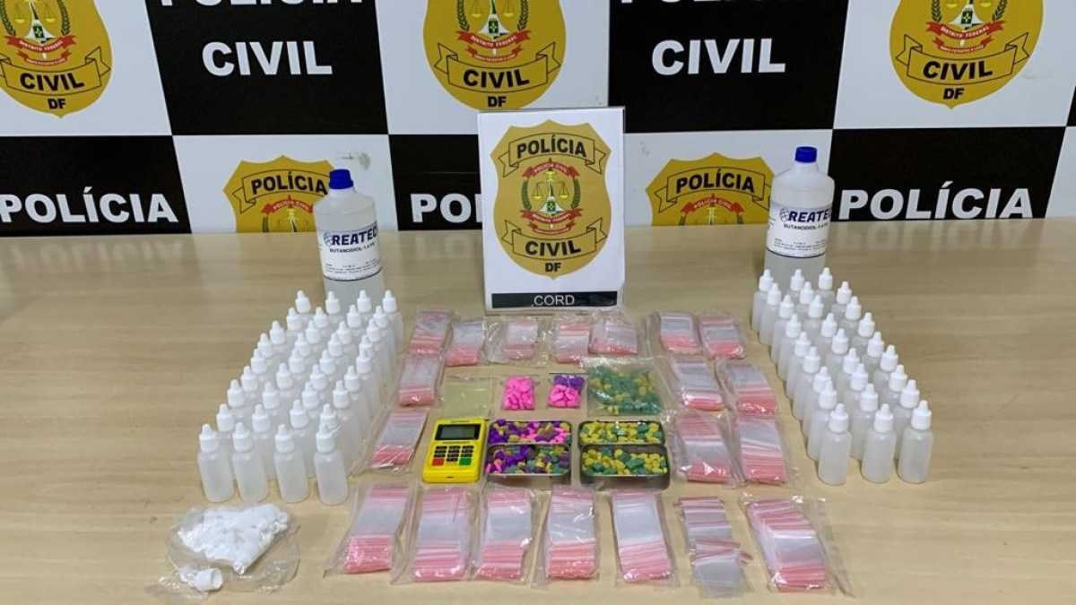 Investigação sobre tráfico de ecstasy termina em busca e apreensão no DF