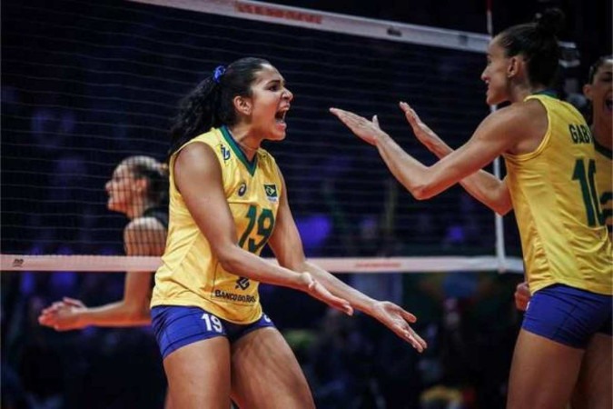 Brasil vence Bélgica de virada pelo Campeonato Mundial de Vôlei feminino -  Jogada - Diário do Nordeste