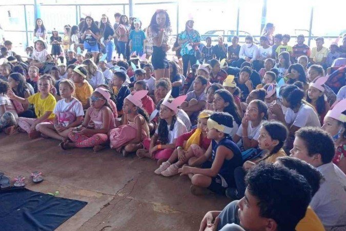 O Instituto Mãos Solidárias também realizou, este ano, ação para as crianças na Páscoa.