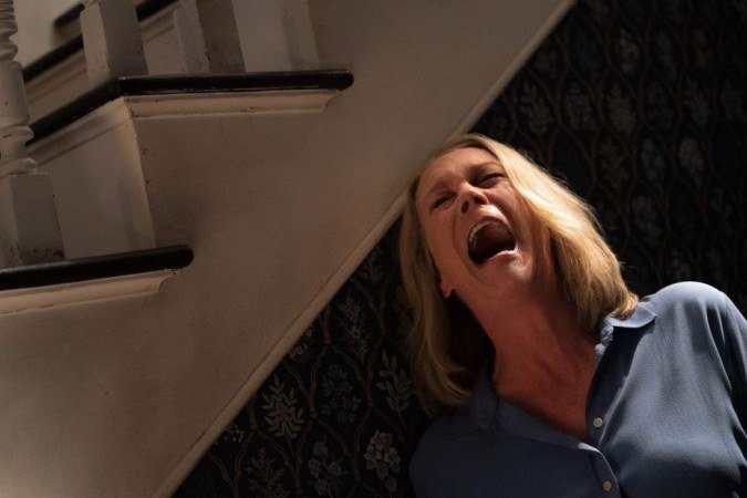 Jamie Lee Curtis é a razão de ser de Halloween ends - (crédito: Universal Studios/Divulgação) Jamie Lee Curtis é a razão de ser de Halloween ends - (crédito: Universal Studios/Divulgação)