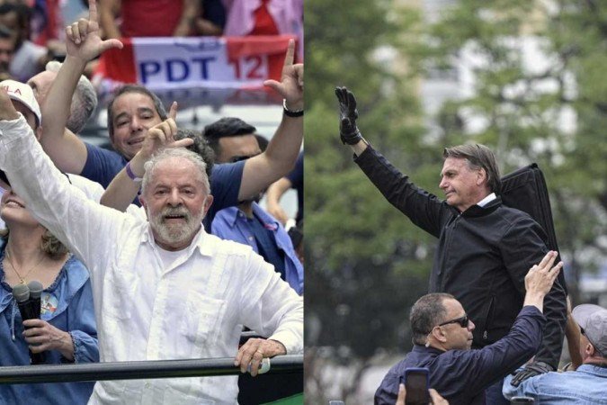 A diferença entre os dois candidatos é de 10 pontos percentuais. - (crédito: AFP) A diferença entre os dois candidatos é de 10 pontos percentuais. - (crédito: AFP)