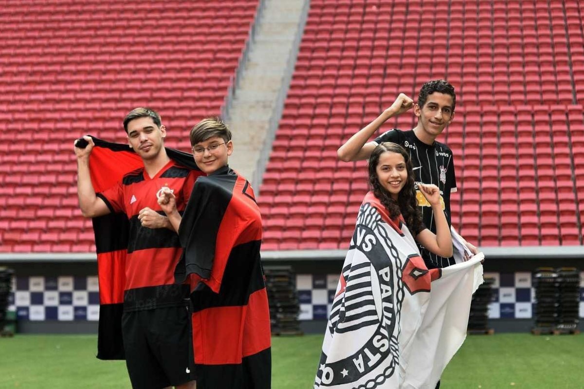 Final entre Corinthians e Flamengo vira presente de Dia das Crianças