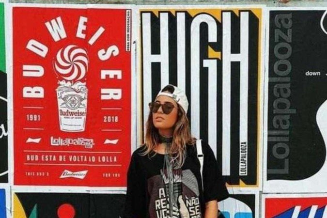 No Lollapalooza, visual roqueiro
