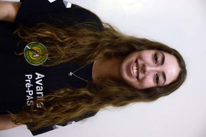  13/10/2022 Crédito: Marcelo Ferreira/CB/D.A Press. Brasil. Brasilia - DF -  Sigma da Asa Norte, alunos falam da expectativa para o Enem. Letícia de Sá 