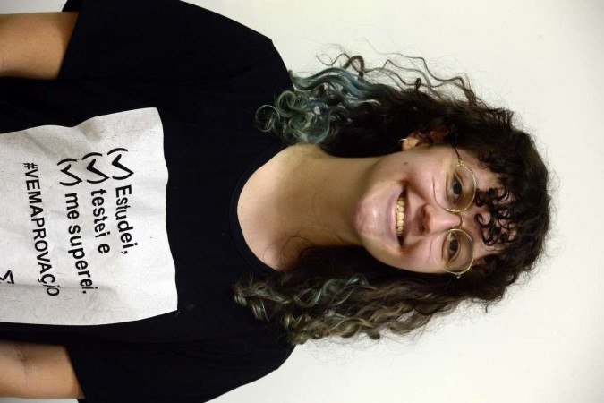  13/10/2022 Crédito: Marcelo Ferreira/CB/D.A Press. Brasil. Brasilia - DF -  Sigma da Asa Norte, alunos falam da expectativa para o Enem.  Gabriella Costa 