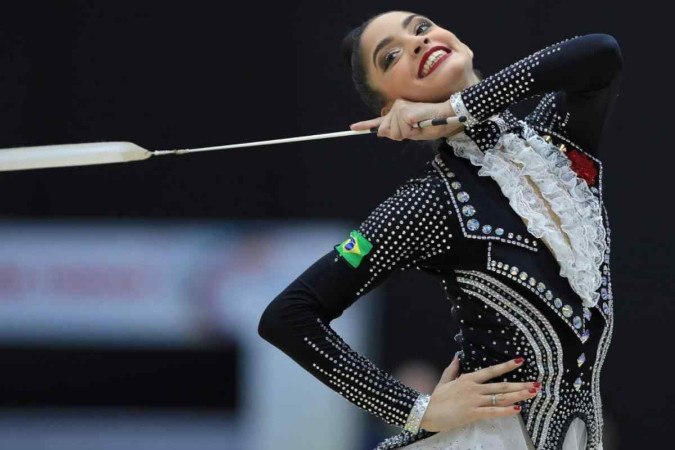 Bárbara Galvão durante a apresentação em Assunção -  (crédito: Ricardo Bufolin/CBG)