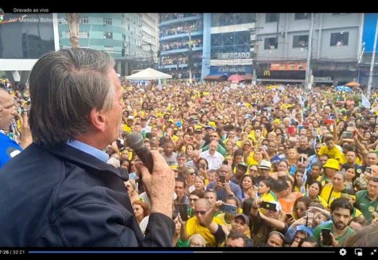Reprodução Youtube de Jair Bolsonaro 