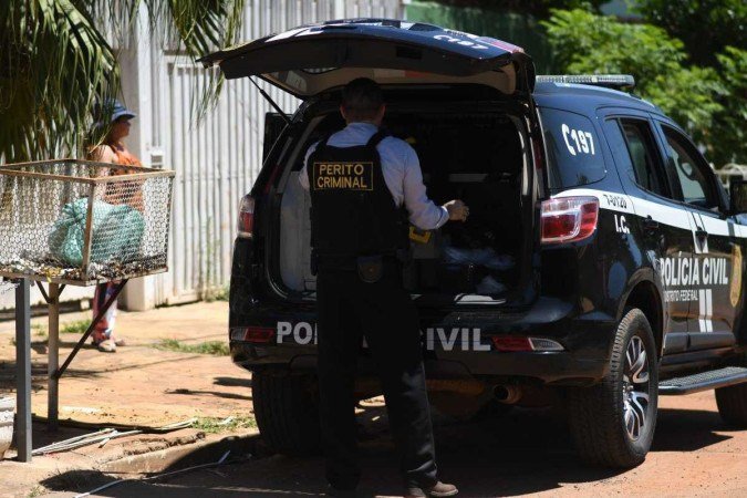  17/10/2022. Crédito: Ed Alves/CB/D.A Press. Cidades. Conflito e ameaça precederam espancamento de Gengis Keyne.