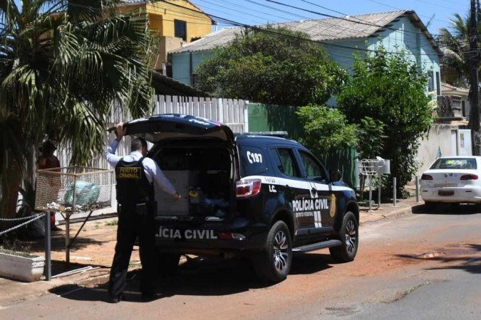  17/10/2022. Crédito: Ed Alves/CB/D.A Press. Cidades. Conflito e ameaça precederam espancamento de Gengis Keyne.