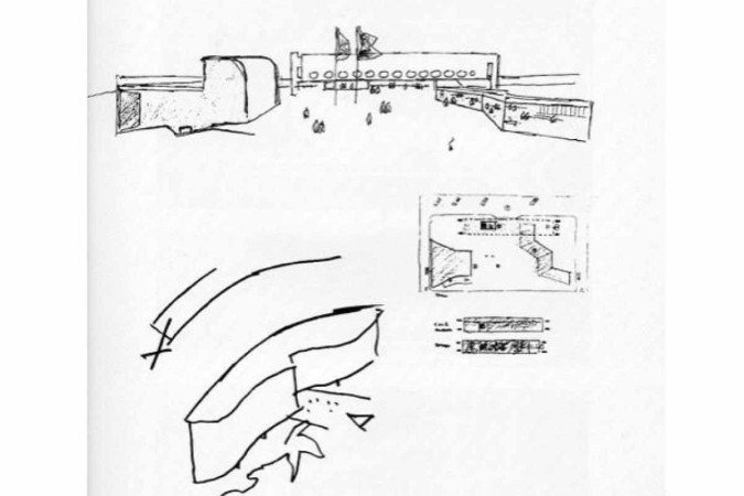 Traços do arquiteto para a obra em Lisboa  