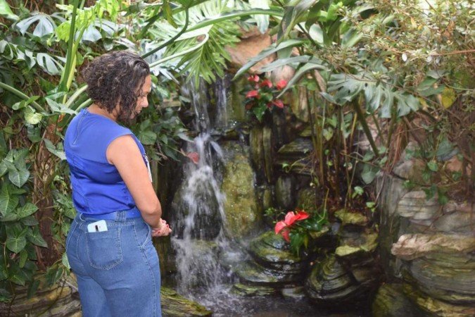 Rosimere Lopes aproveita o tempo livre para aliviar as tensões do dia a dia no templo
