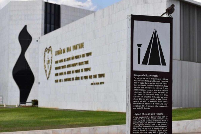  19/10/2022 Crédito: Mariana Lins/Esp. CB. Templo da boa vontade