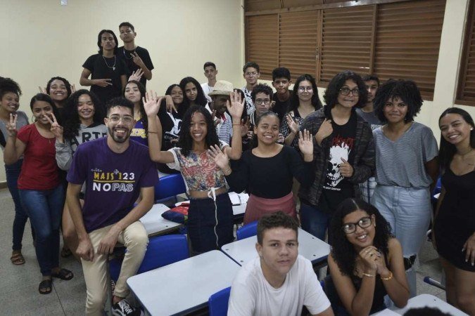 Estudantes participam de aulão preparatório para o PAS, na CEM 404, em Santa Maria. - (crédito: Minervino Júnior/CB/D.A.Press) Estudantes participam de aulão preparatório para o PAS, na CEM 404, em Santa Maria. - (crédito: Minervino Júnior/CB/D.A.Press)