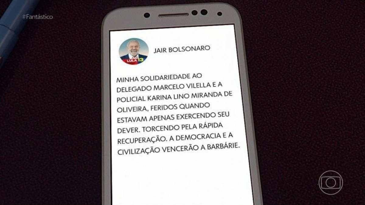 Fant&aacute;stico identifica tu&iacute;te de Lula com o nome do advers&aacute;rio Bolsonaro
