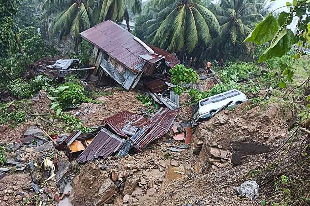 Chuvas causam inundações e deslizamentos de terra no sul das Filipinas