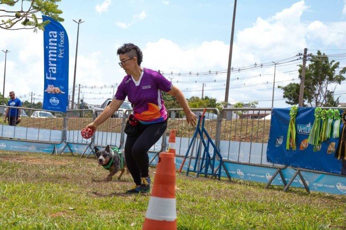Trabalhando profissionalmente com adestramento, Thayse ressalta que não se trata apenas de condicionar o comportamento canino